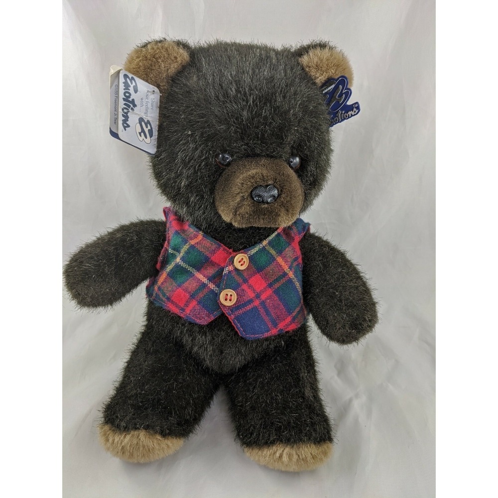 Mattel Emotions Freemont Jr Bear Plush 12 Inch 1984 Stuffed Animal Toy